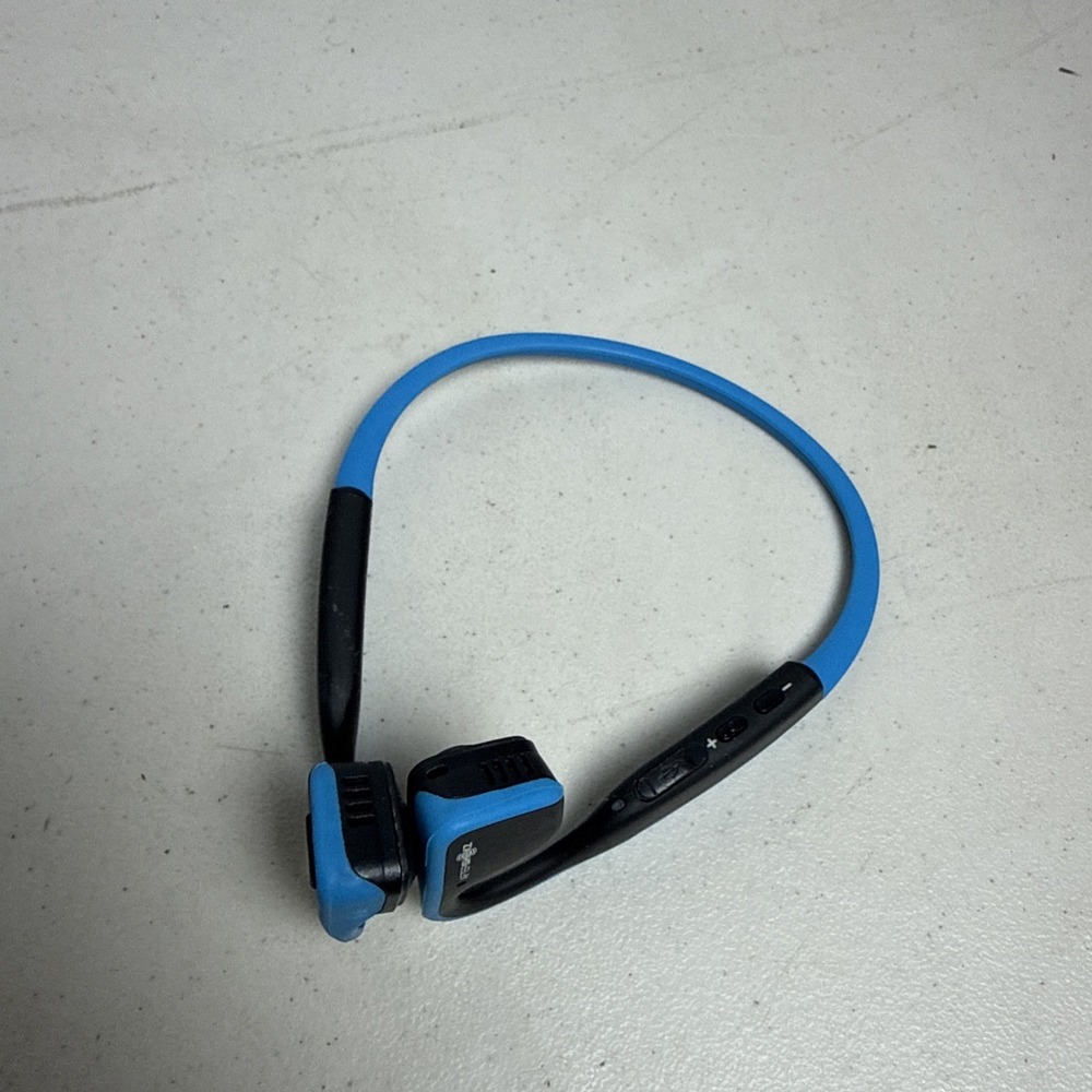 Aftershokz Trekz Titanium Bone Conduction Wireless Headphones Blue AS600 Tested